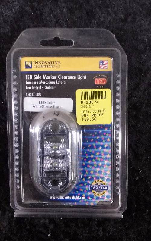 lot 142 image: Innovative Lighting - LED White Light Sidemarker Clearance Light