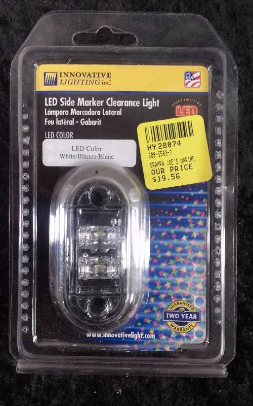 lot 143 image: Innovative Lighting - LED White Light Sidemarker Clearance Light