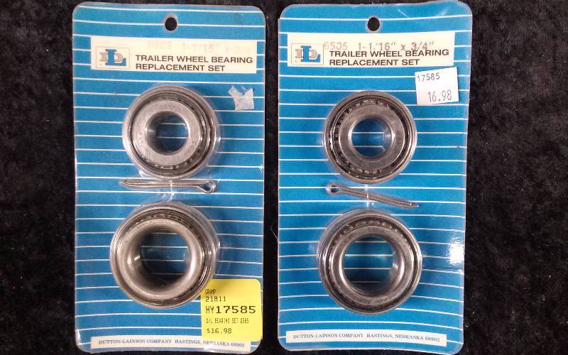 lot 168 image: Lot - (2) Dutton Wheel Bearing Set 1 116 x 34 Spindle, PN 6505