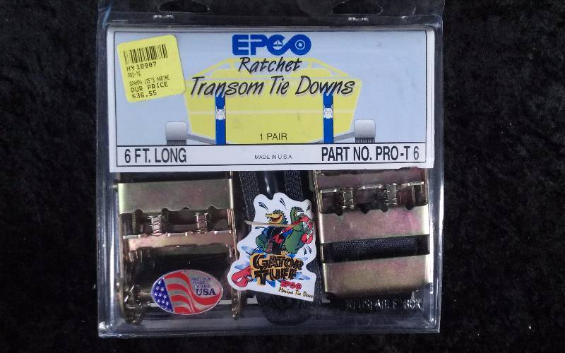 lot 175 image: EPCO Ratchet Tansom Tie Downs, 6F, PRO-T6