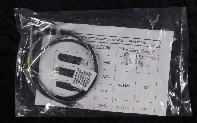 lot 184 image: UFB Breakaway Cable Kit, 17