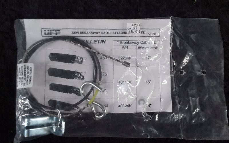 lot 186 image: UFB Breakaway Cable Kit, 14