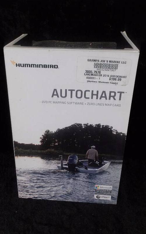 lot 218 image: Hummingbird Autochart- DVDPC Mapping Software & Zero Line Map Card