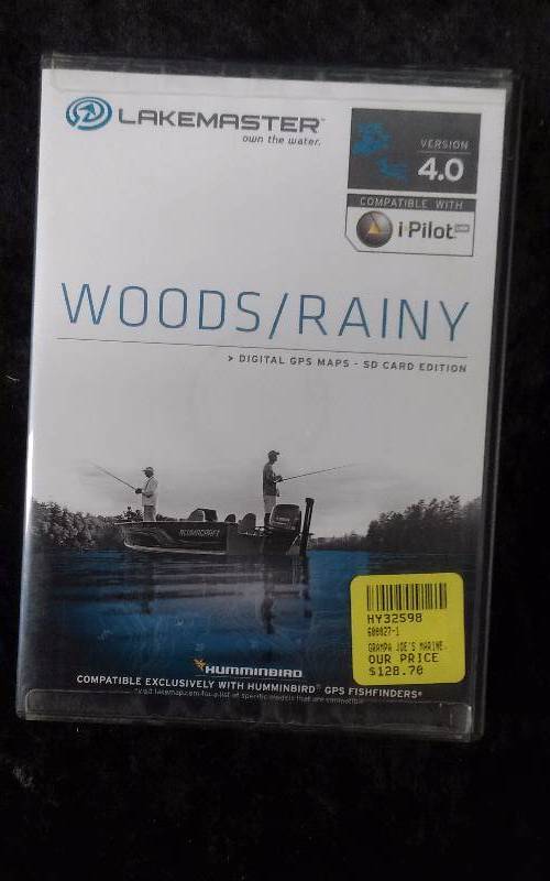 lot 226 image: Hummingbird LAKEMASTER Digital GPS MapsSD Card 4.0, WOODSRAINY