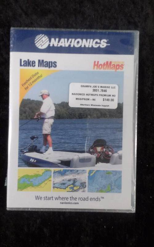 lot 228 image: Navionics Hotmaps Premium Lake MapsSD Card