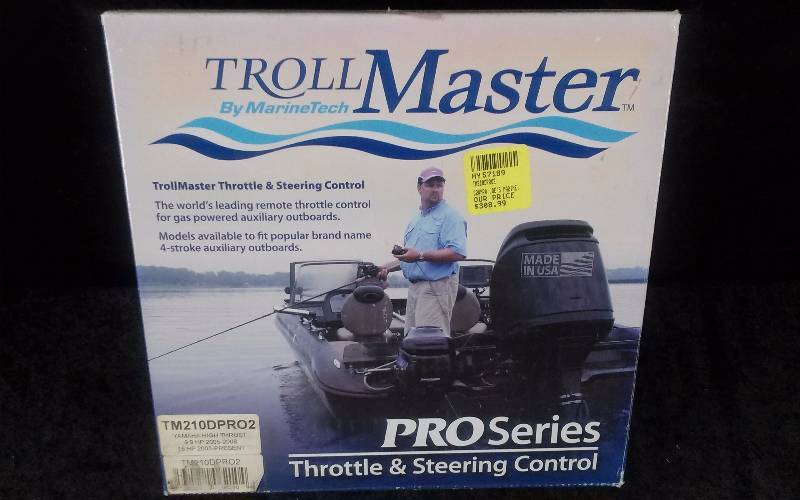 lot 233 image: TrollMaster Throttle & Steering Control, Pro Series, PN TM210DPR02, Yamaha High Thrust