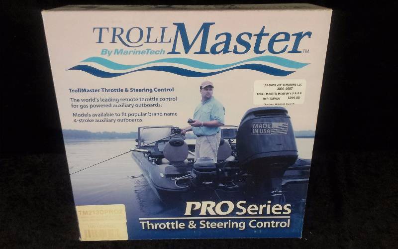 lot 235 image: TrollMaster Throttle & Steering Control, Pro Series, PN TM213DPR02, Mercury