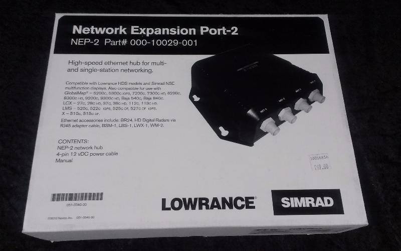 lot 242 image: Lowrance Simrad Network Expansion Port-2, NEP-2, High Speed Ethernet Hub