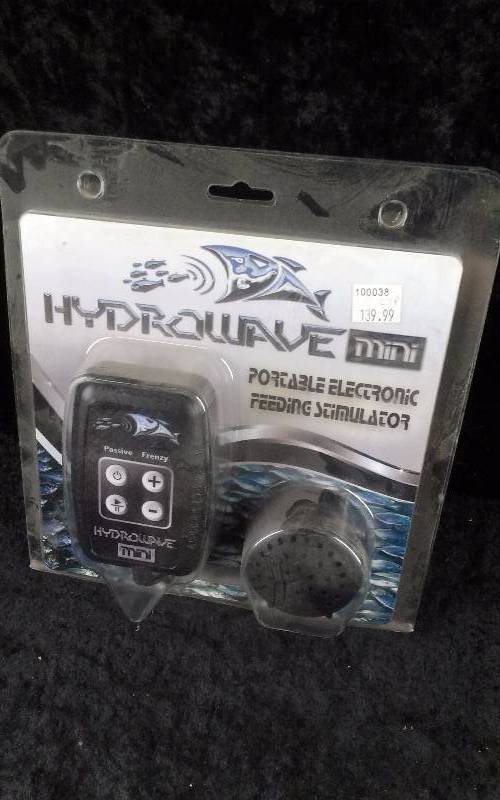 lot 250 image: Hydrowave Mini Portable Electonic Fish Feeding Stimulator, 2 Sound Loops