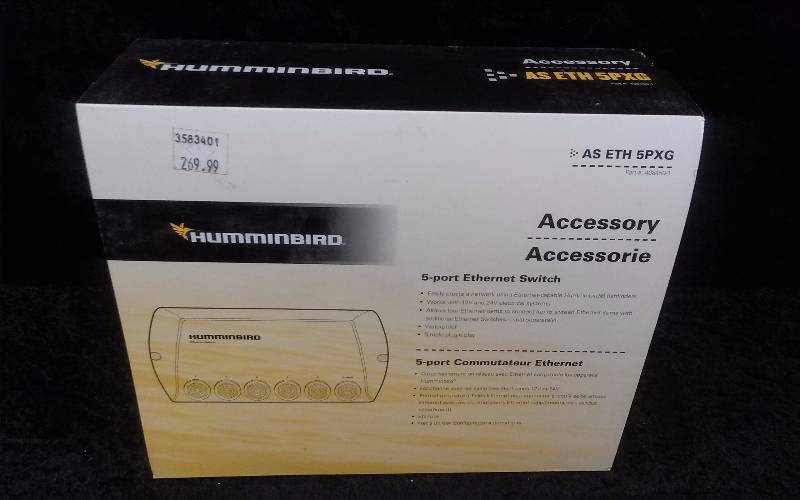 lot 252 image: Hummingbird 5-Port Ethernet Switch, AS ETH 5PXG