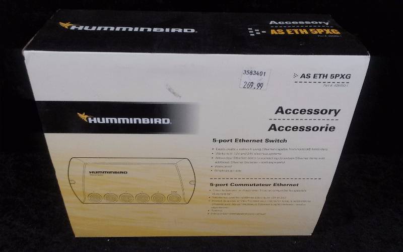 lot 255 image: Hummingbird 5-Port Ethernet Switch, AS ETH 5PXG