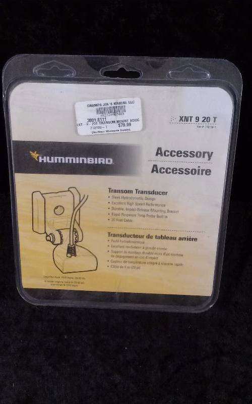 lot 269 image: Hummingbird Transon Transducer, XNT 9 20 T, PN 710198-1