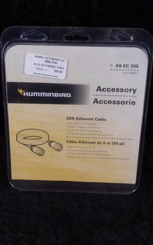lot 280 image: Hummingbird Ethernet Cable, 20 FT, AS EC 20E, PN 720073-1