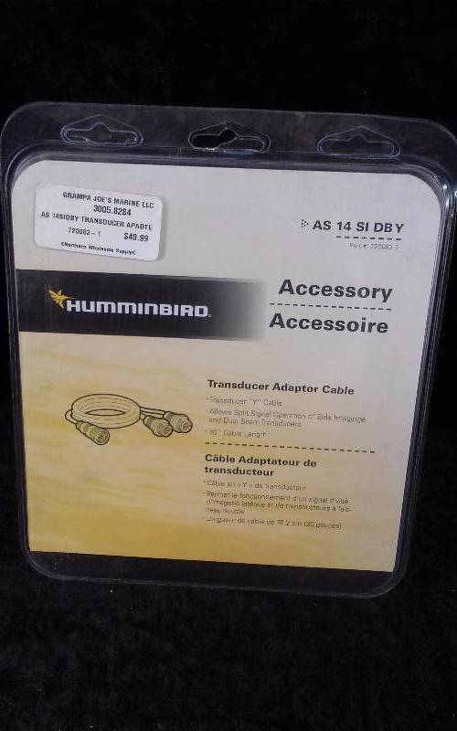 lot 285 image: Hummingbird Transducer Adapter Cable, 30 FT, AS 14 SI DBY, PN 720083-1