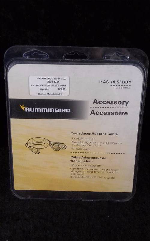 lot 286 image: Hummingbird Transducer Adapter Cable, 30 FT, AS 14 SI DBY, PN 720083-1