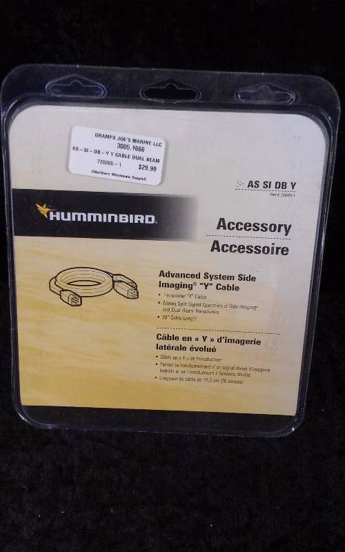 lot 292 image: Hummingbird Transducer Adapter Cable, 30FT, AS SI DB Y, PN 720055-1