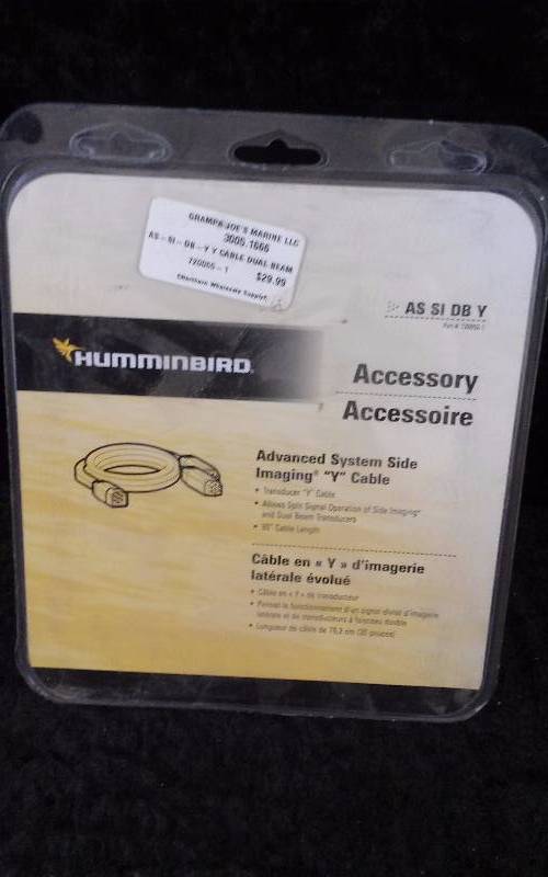 lot 293 image: Hummingbird Transducer Adapter Cable, 30FT, AS SI DB Y, PN 720055-1