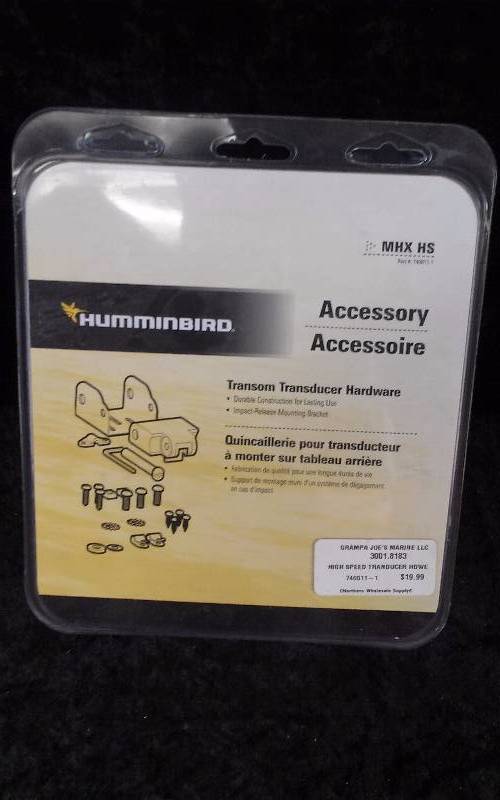 lot 309 image: Hummingbird Transom Transducer Hardware, MHX HS, PN 740011-1