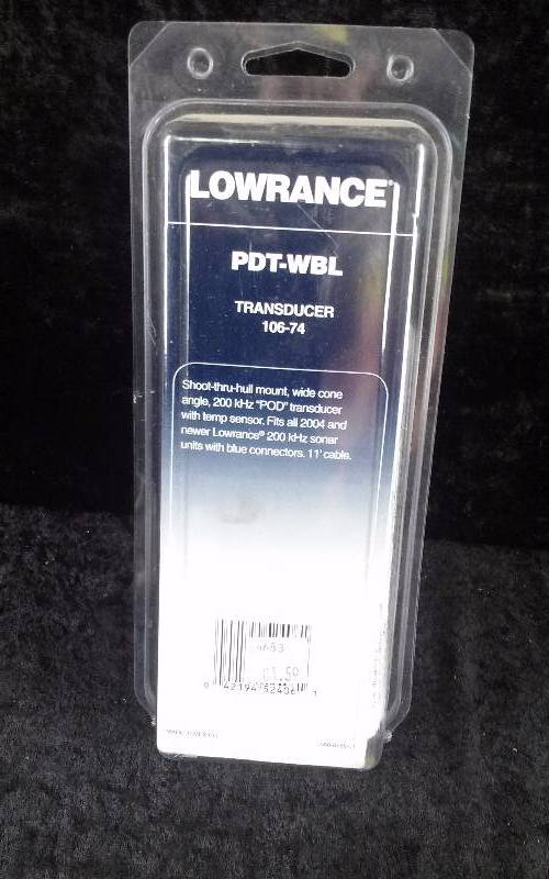 lot 345 image: Lowrance Transducer, PDT-WBL, PN 106-74