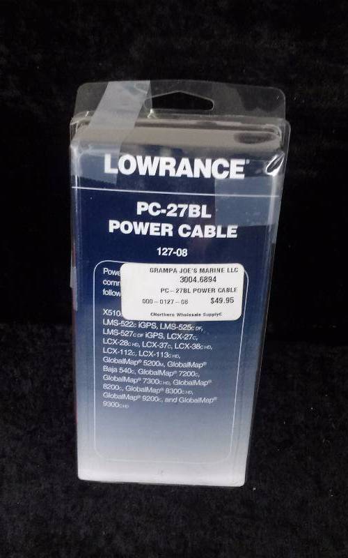 lot 351 image: Lowrance Power Cable, PC-27BL