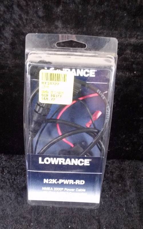 lot 357 image: Lowrance NMEA 2000 Power Cable wOne 5-Pin T Connector, N2K-PWR-RD