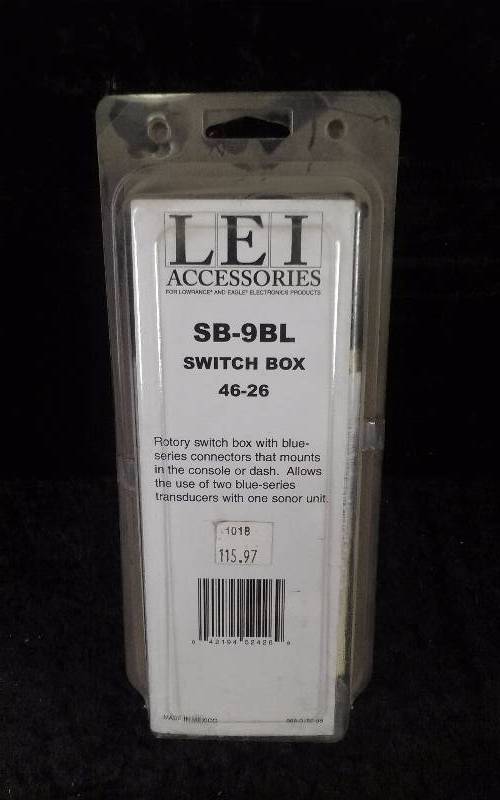 lot 368 image: LEI Accessories Switch Box, SB-9BL, PN 42-26