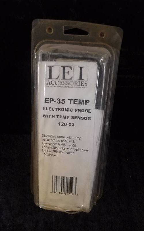 lot 369 image: LEI Accessories Electronic Probe wTemp Sensor, EP-35 TEMP, PN 120-03
