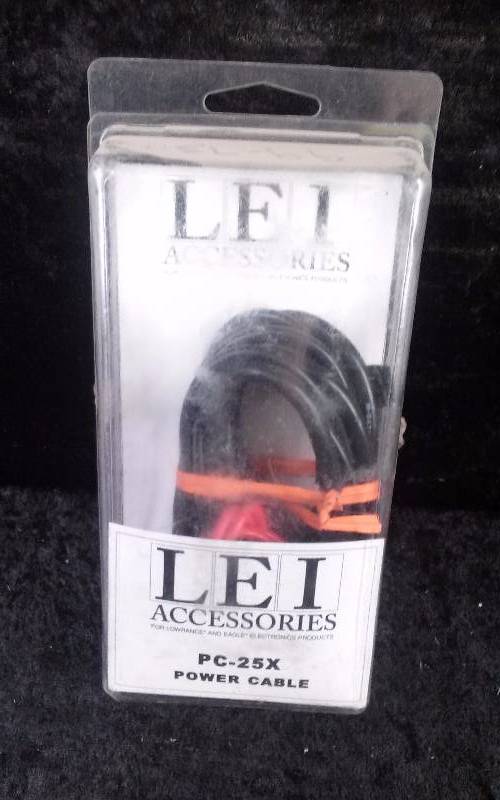 lot 377 image: LEI Accessories Power Cable, PC-25X, PN 99-73