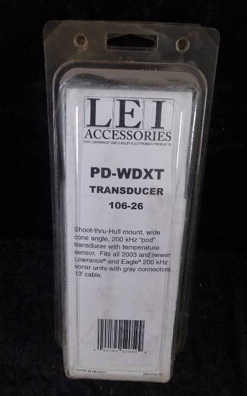 lot 380 image: LEI Accessories Transducer, PD-WDXT, PN 106-26