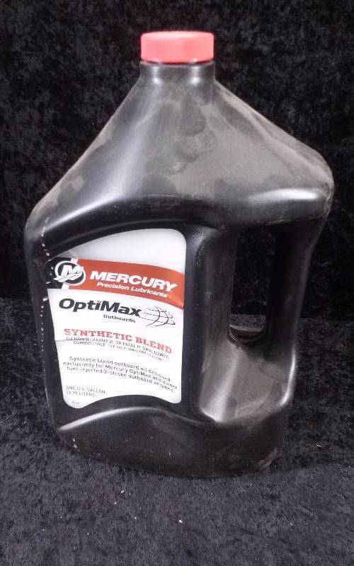 lot 446 image: OIL - Mercury OptiMax Outboard Synthetic Blend, 1 Gallon