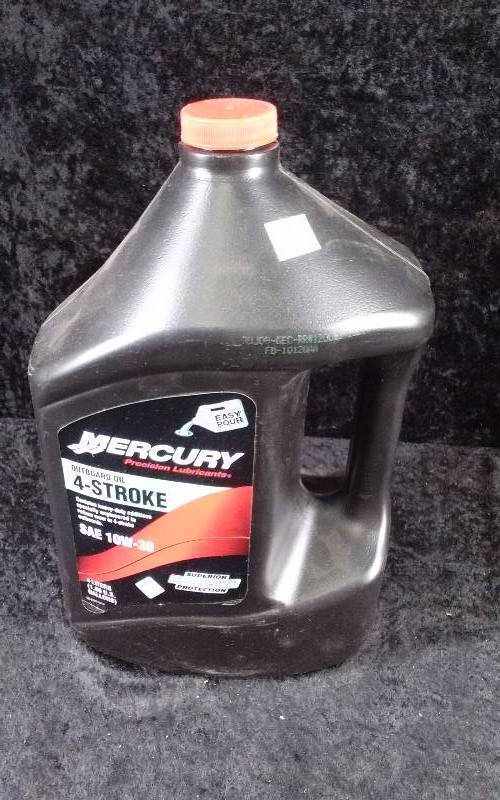 lot 454 image: OIL - Mercury Outboard, 4-Stroke, SAE 10W-30, 1 Gallon