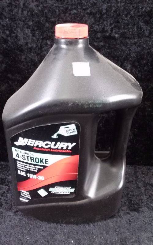 lot 457 image: OIL - Mercury Outboard, 4-Stroke, SAE 10W-30, 1 Gallon