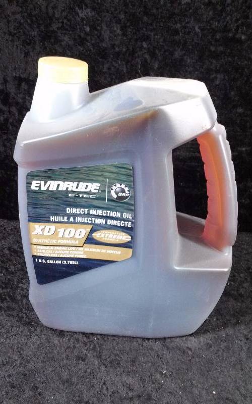 lot 459 image: OIL - Evinrude E-Tec Direct Injection, XD100, 1 Gallon