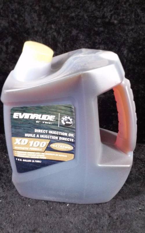 lot 460 image: OIL - Evinrude E-Tec Direct Injection, XD100, 1 Gallon
