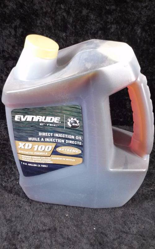 lot 461 image: OIL - Evinrude E-Tec Direct Injection, XD100, 1 Gallon