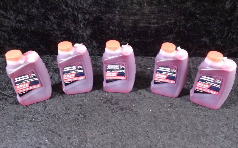 lot 502 image: OIL - (5) Evinrude XD30, 2-Cycle Outboard Oil, 16ozeach