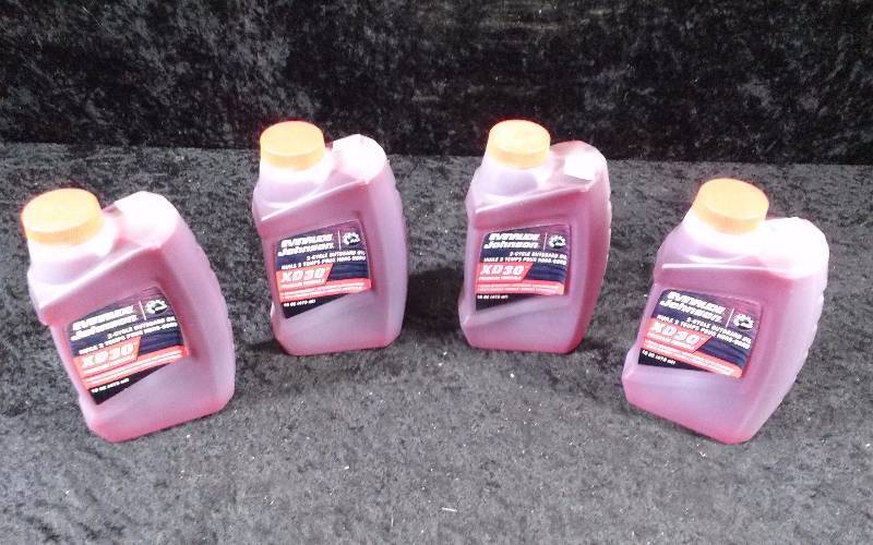 lot 505 image: OIL - (4) Evinrude XD30, 2-Cycle Outboard Oil, 16ozeach