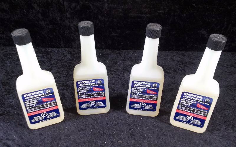 lot 528 image: (4) Evinrude Fuel Stabilizer 24 Fuel Conditioner, 8ozeach