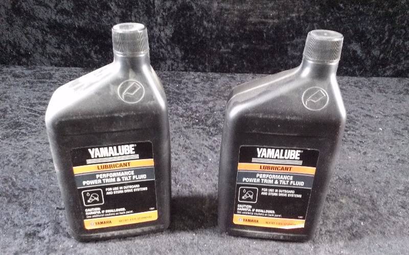 lot 549 image: (2) Yamalube Lubricant Performance Power TrimTilt Fluid, 1qteach