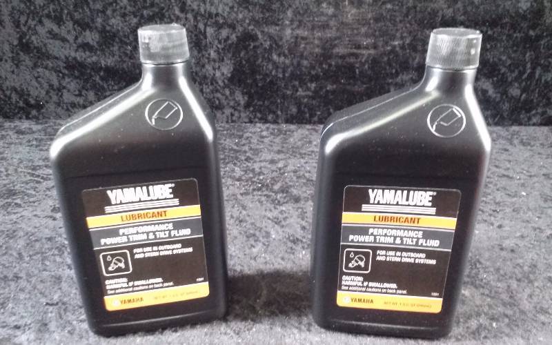 lot 555 image: (2) Yamalube Performance Power TrimTilt Fluid, 1qteach