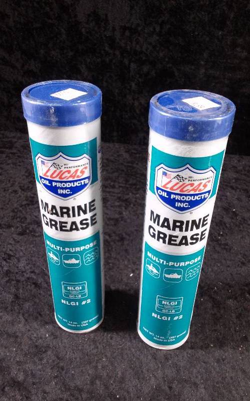 lot 596 image: GREASE - (2) Lucas Oil Marine Grease, 14ozeach