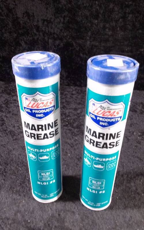 lot 597 image: GREASE - (2) Lucas Oil Marine Grease, 14ozeach