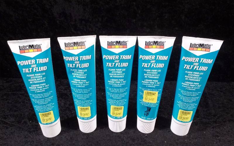 lot 601 image: (5) Lubrimatic Power TrimTilt Fluid, 10ozeach