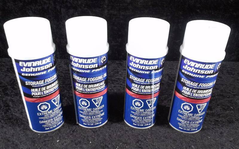 lot 617 image: (4) Evinrude Storage Fogging Oil, 12ozeach