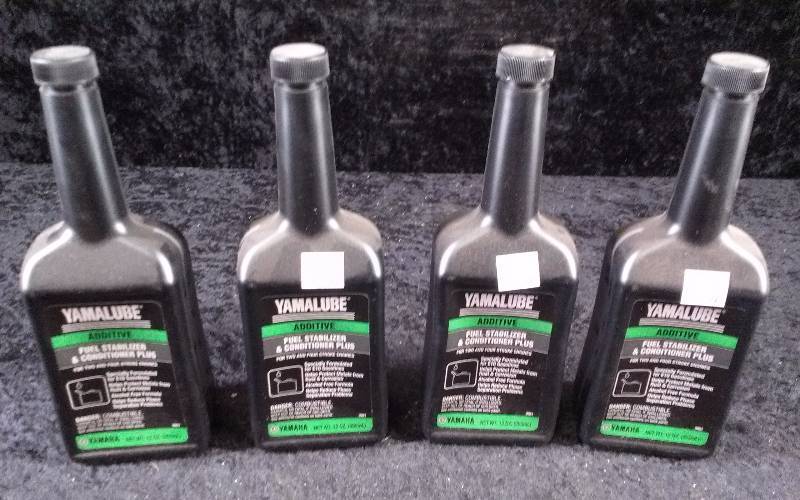 lot 619 image: (4) Yamalube Fuel Stabilizer and Conditioner Plus, 12ozeach