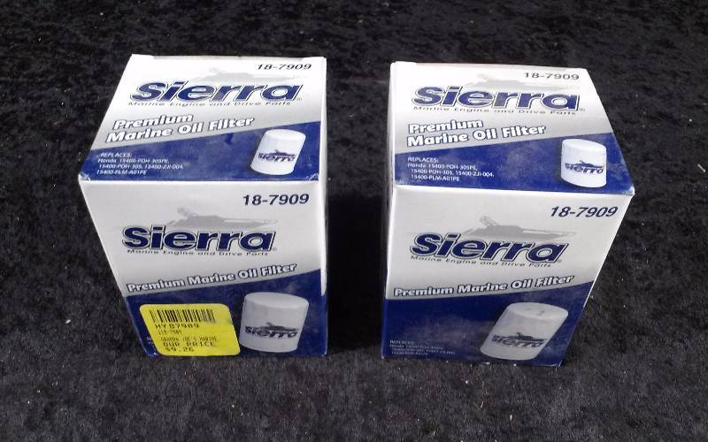 lot 652 image: FILTER - (2) Sierra Premium Marine Oil Filter, PN 18-7909