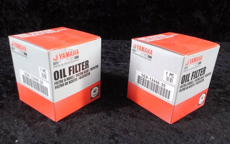 lot 674 image: FILTER - (2) Yamaha Oil Filter, PN 5GH-13440-30