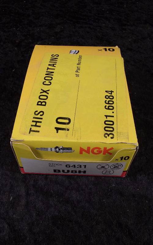 lot 702 image: SPARKPLUG - (10) NGK 6431BU8H