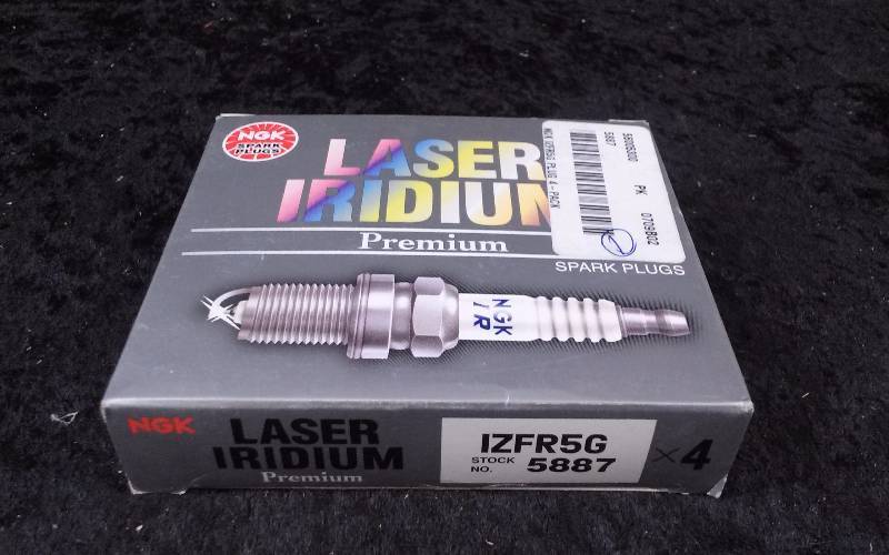 lot 755 image: SPARKPLUG - (4) NGK 5887IZFR5G