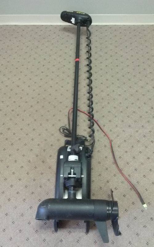 lot 772 image: MinnKota Terrova Trolling Motor, 112# thrust, 60, 36v, NEW